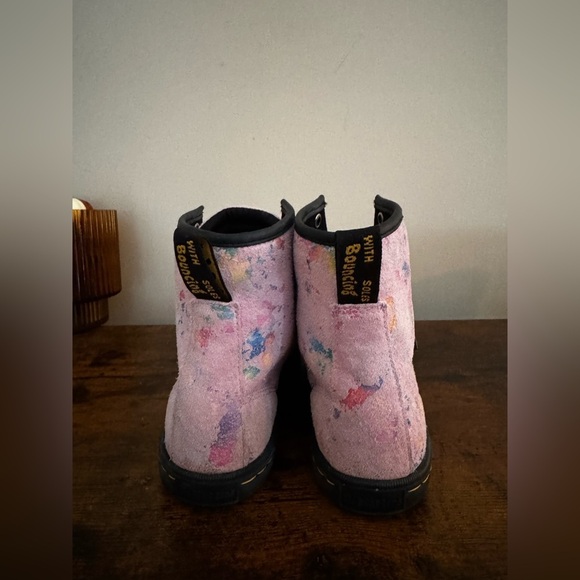 Dr. Martens Multicolor Splatter Boots - Picture 4 of 5